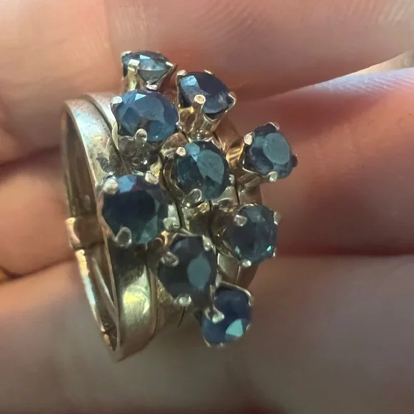 Vintage Harem Sapphire Ring - Picture 6 of 7